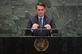 Jair Bolsonaro, presidente do Brasil, fala na 74a sesso da Assemblia Geral das Naes Unidas, em 24 de setembro de 2019, em Nova York. Foto: Johannes EISELE / AFP. - 