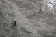 Pescador  visto na praia de Boa viagem durante sobrevoo pelo litoral de Pernambuco no helicptero da Marinha do Brasil, no dia 29/10/2019, para monitoramento das manchas de olo que chegaram at a costa Pernambucana no ms de outubro. Foto: Paulo Paiva / DP FOTO. - 