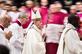 O Papa Francisco parte no final da missa da Epifania em 6 de janeiro de 2020 na Baslica de So Pedro no Vaticano. 'Foto: Vincenzo PINTO / AFP. - VINCENZO PINTO / AFP