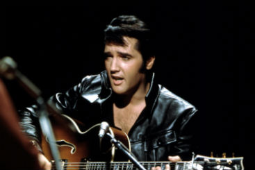 Elvis durante gravao do '68 Comeback Special. Crdito: NBC/Reproduo