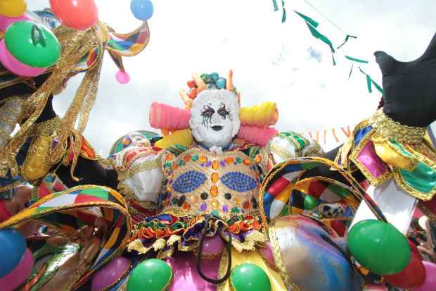  Papangus so principal tradio do carnaval na cidade. Foto: Annaclarice/DP/D.A Press