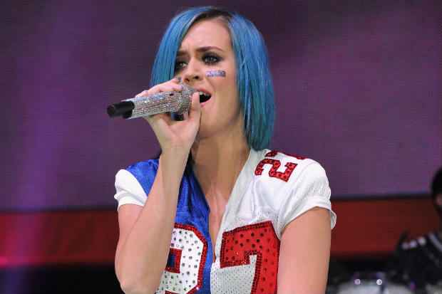No intervalo da partida haver show de Katy Perry, com participao de Lenny Kravitz. Foto: Katy Perry/Divulgao