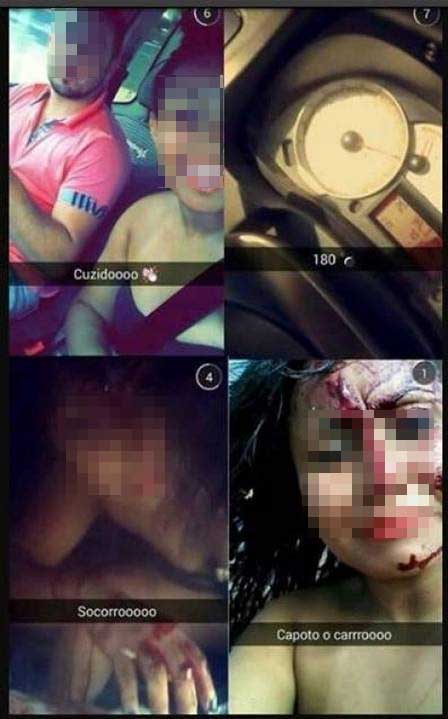 Foto: Reprodução/Snapchat. Foto: Reprodução/Snapchat.