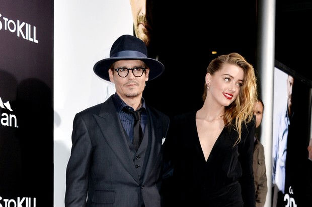 Johnny Depp e Amber Heard. Crdito: AFP