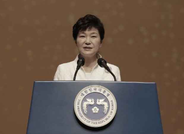 A presidente sul-coreana, Park Geun-Hye,  vista em 1 de maro de 2015. Crdito: Ahn Young-Joon/AFP