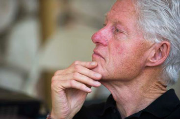 O ex-presidente americano Bill Clinton. Foto: Hector Retamal/AFP Photo