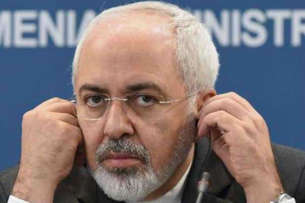 Chanceler iraniano, Mohamad Javad Zarif, em 27 de janeiro (AFP/Arquivos Karen Minasyan)