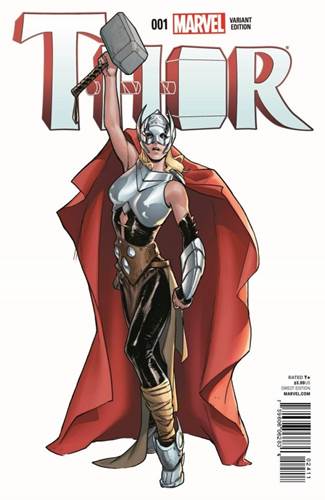 A prxima srie de revistas do heri Thor seria protagonizada por uma mulher. Crdito: Reproduo/Marvel