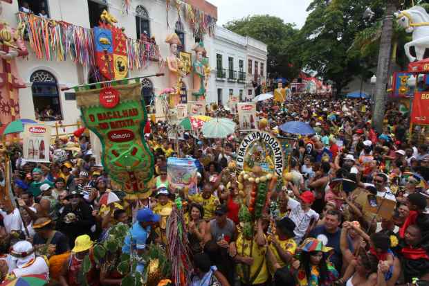A despedida do carnaval de Olinda com o tradicional Bacalhau do Batata. Foto: Julio Jacobina/DP/D.A Press