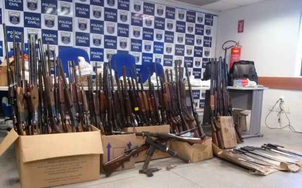 Armas seriam vendidas para o crime organizado. Foto: Maira Baracho/DP/D.A Press