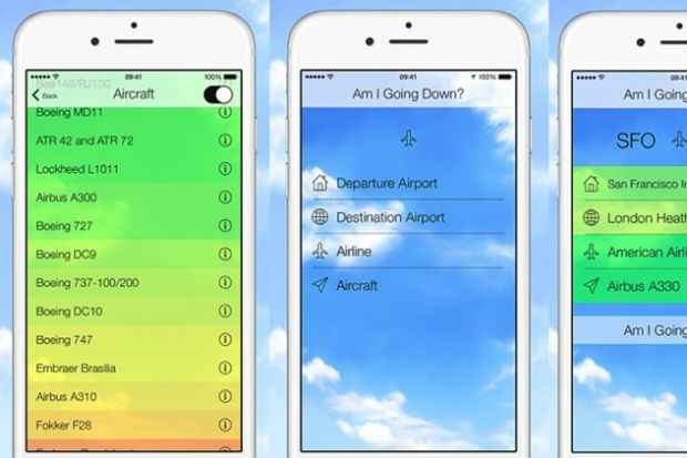 O aplicativo usa dados como cidade de partida, cidade de destino, companhia area e modelo do avio. Foto: Vanilla Pixel/Divulgao