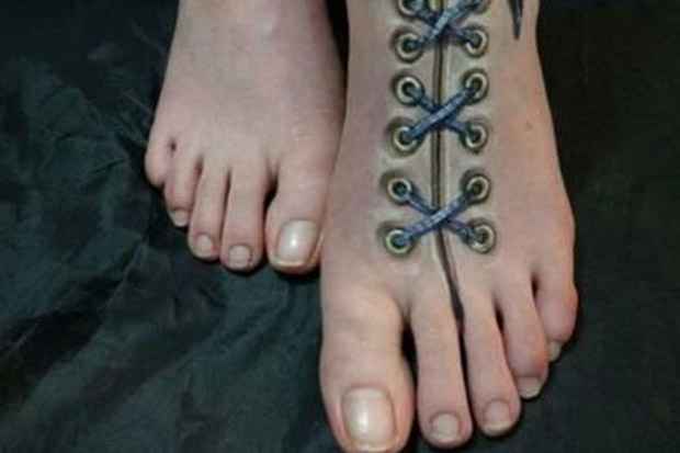 Usurios do Instagram utilizam a hashtag #tattoo3d. Foto: Instagram/Reproduo
