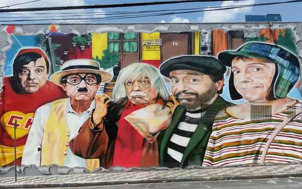 Chaves, Seu Madruga, Chiquinha e toda a turma são homenageados por  grafiteiros em São Paulo