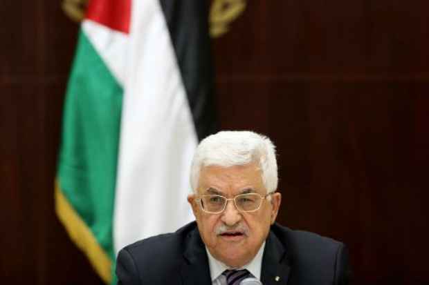 O presidente palestino Mahmud Abbas durante reunio da Organizao da Libertao da Palestina (OLP), em Ramallah, am abril deste ano. Foto: POOL/AFP FADI AROURI 
