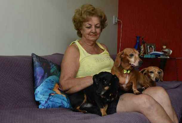 Nicolina adotou Neguinha há dois anos: abandono e surdez. Foto: Zuleika de Souza/ CB/ DA Press Nicolina adotou Neguinha há dois anos: abandono e surdez. Foto: Zuleika de Souza/ CB/ DA Press