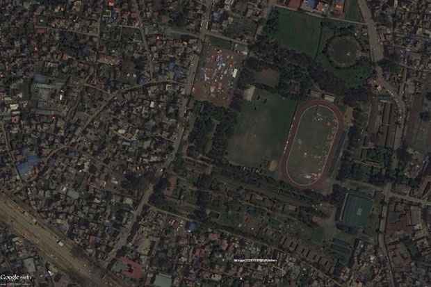 Imagens de satlite mostram o antes e depois de reas atingidas pelo terremoto no Nepal (Google/CNES/Astrium/DigitalGlobe/Skybox Imaging)