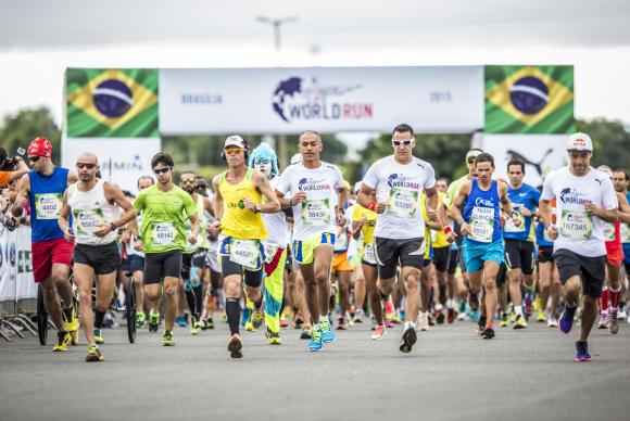 Em Braslia a corrida Wings for life World Run teve mais de 3 mil participantesFabio Piva/Divulgao Wings for Life World Run