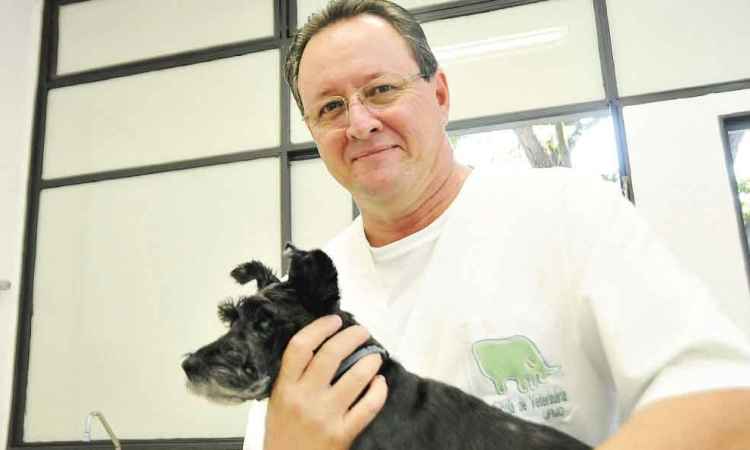 Para o veterinrio Fernando Bretas, todo co  bom, desde que se adapte ao seu estilo de vida. Foto: Cristina Hora/EM/D.A Press