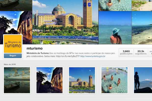 Perfil no Instagram possui mais de 20 mil seguidores. Foto: instagram.com/mturismo/Reproduo