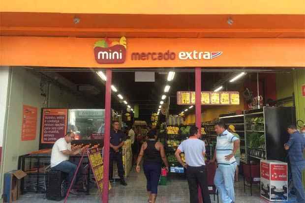 Minimercado Extra fica no bairro da Boa Vista. Foto: Henrique Souza/Esp.DP/D.A. Press