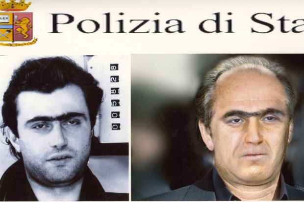 Interpol divulgou imagens que mostrariam como seria o rosto do mafioso dcadas aps fuga. Foto: Reproduo/ Interpol