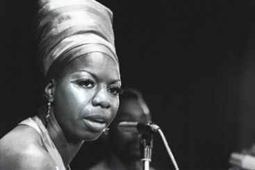 Nina Simone em show realizado na Arglia, em julho de 1969. Foto: Eleonore Bakhtaze