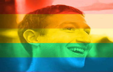 O criador do Facebook usou o prprio perfil para celebrar a autorizao do casamento gay. Foto: Reproduo/ Facebook/ Mark Zuckerberg 
