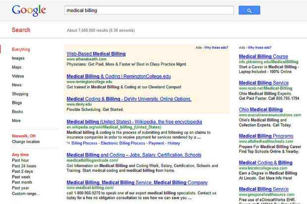Resultados em destaque na pgina de buscas poderiam ser ligados apenas  produtos do Google. Foto: Chris Andrews/Flickr/Reproduo