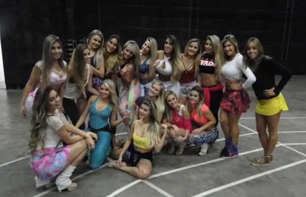 Maioria das candidatas do concurso Bailarinas do Fausto  loira. Foto: Vitor Moreno/Gshow