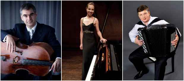 Todorov, Kiseleva e Hrustevich so alguns dos convidados especiais dos concertos. Fotos: Virtuosi/Divulgao