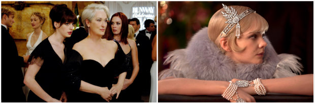 O diabo veste prada e O grande gatsby são os mais recentes da lista de Grund. Fotos: Divulgação O diabo veste prada e O grande gatsby são os mais recentes da lista de Grund. Fotos: Divulgação