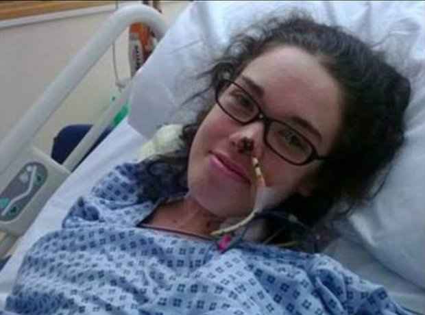 Sophie foi diagnosticada com meningite W135, um tipo raro da doena. (Foto: Reproduo/Daily Mail)