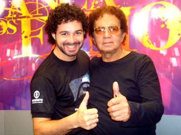 Roberto e Reginaldo Rossi seguiram ramos diferentes, mas ambos no campo artstico. Foto: TV Globo/Divulgao