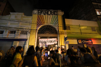 Movimento #Ocuparque organizar um protesto na manh desta segunda. Foto: Paulo Paiva/DP/D.A Press