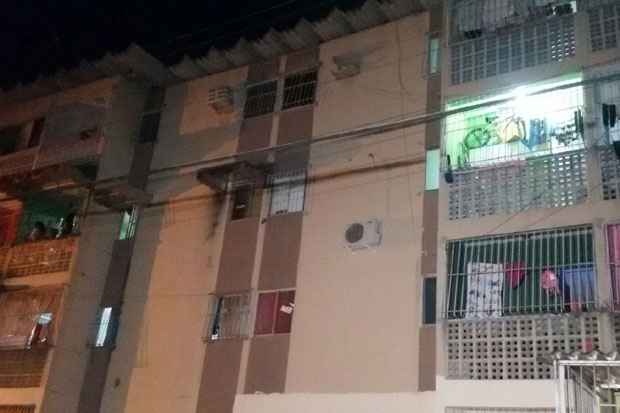 Conjunto Residencial Santa Cruz, em Igarassu, apresenta rachaduras. Foto: Everson Teixeira/TV Clube