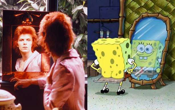 Antes de 'SpongeBob the musical' Bowie lanar trilha da pea 'Lazarus', tambm nos EUA. Foto: Parlophone/Nickelodeon/Divulgao