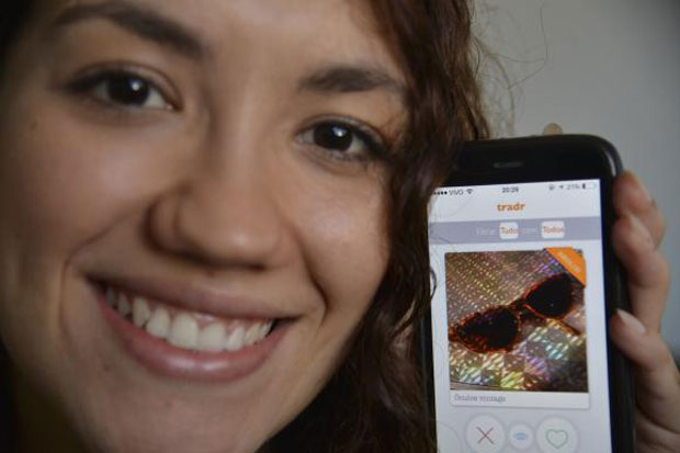 Idealizado por Jssica Behrens, aplicativo Tradr funciona como um brech virtual e permite venda de objetos usados. Foto: Jos Cruz / Agncia Brasil