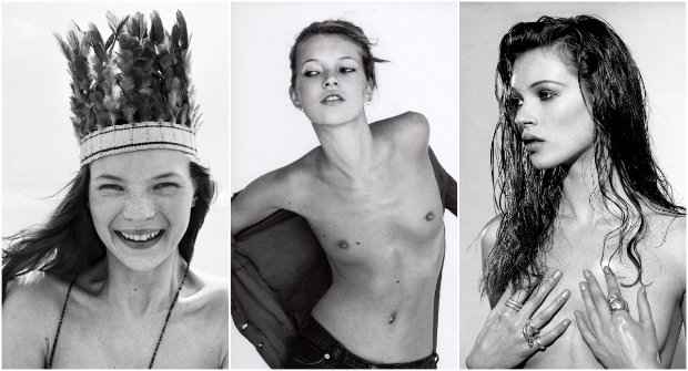A top Kate Moss ganhou fama nos anos 1990 e propagou o estilo grunge. Fotos: Corinne Day/Divulgação A top Kate Moss ganhou fama nos anos 1990 e propagou o estilo grunge. Fotos: Corinne Day/Divulgação