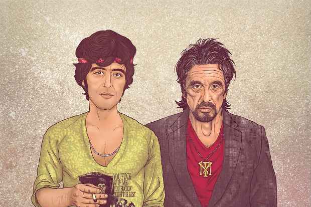 Al Pacino, conhecido pelo papel de Scarface. Foto: Facebook/Reproduo