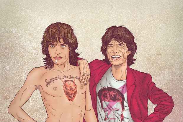 Vocalista dos Rolling Stones Mick Jagger. Foto: Facebook/Reproduo
