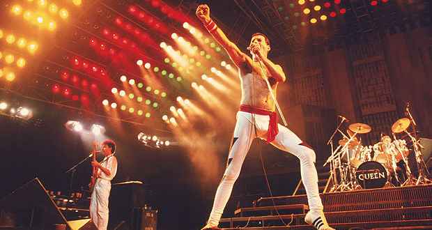 Show da banda britnica Queen na edio de 1985  um dos mais elgoiados da histria de fetival. Foto: Rock in Rio/Arquivo