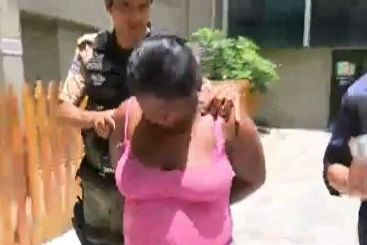 Priscila Silva dos Santos, de 26 anos, confessou o crime e disse que pretendia pagar uma dvida. Foto: Reproduo/ TV Clube