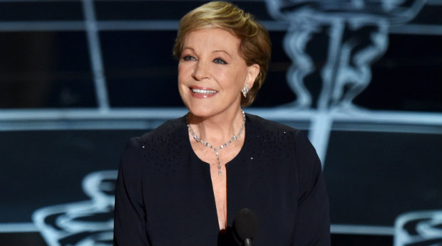 Julie Andrews foi homenageada na cerimnia do Oscar 2015. Foto: Oscar/Divulgao