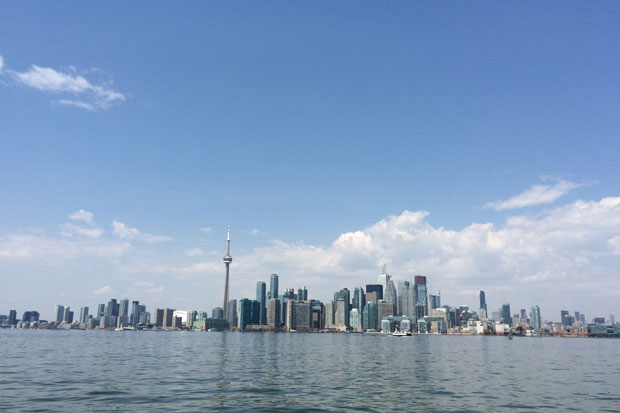 Skyline de Toronto vista do Lago Ontrio. Foto: Edilson Segundo/DP/D.A Press