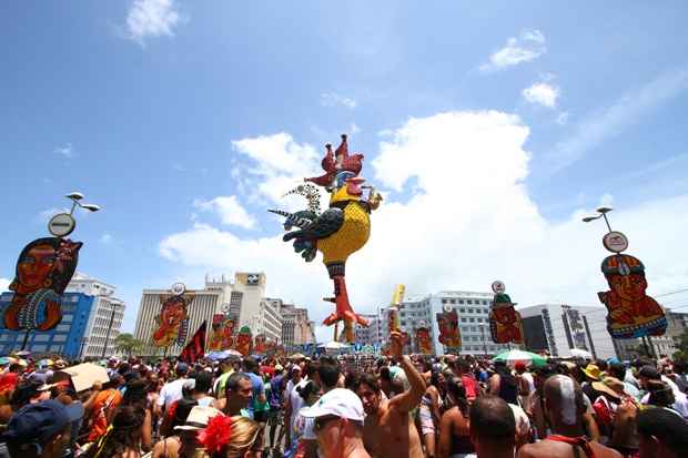 Galo da Madrugada desfila no dia 6 de fevereiro de 2016. Foto: Paulo Paiva/DP/D.A Press