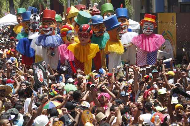 O carnaval recebeu 890 mil turistas em 2015. Foto: Ricardo Fernandes/DP/D.A Press 