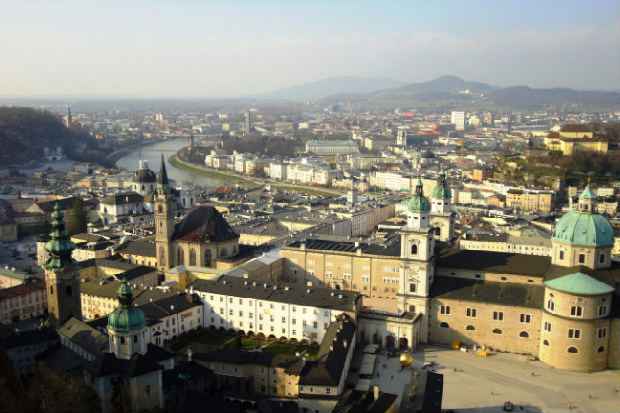 Salzburg, na ustria,  o cenrio do filme e da histria real da novia Maria e da famlia Von Trapp. Foto: Tatiana Nascimento/DP/D.A Press