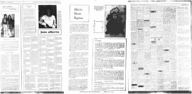 No Diario, registros dos primeiros passos do Quinteto Violado. Fotos: Arquivo DP