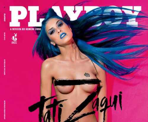 Musa exibiu as curvas para a revista masculina e ganhou elogios de fs. Foto: Playboy/Divulgao