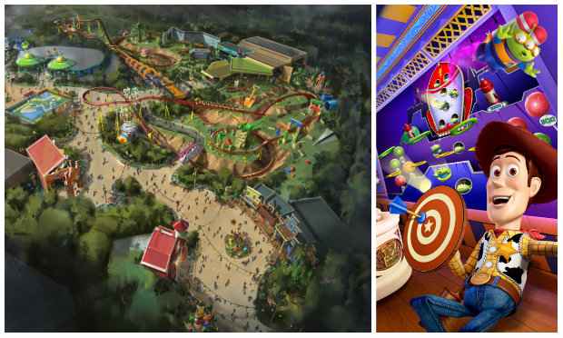 Hollywood Studios vai ganhar também o "quintal do Andy", com a turma do Toy Story. Vai ter até uma montanha-russa do cãozinho metálico Hollywood Studios vai ganhar também o "quintal do Andy", com a turma do Toy Story. Vai ter até uma montanha-russa do cãozinho metálico